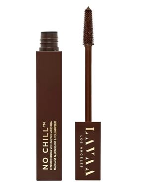 LAVAA No Chill Lengthening & Volumizing Mascara: Brown, NIB